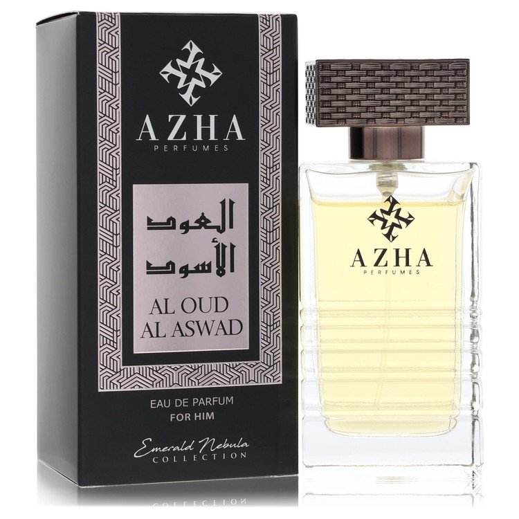 Azha Al Oud Al Aswad Eau De Parfum Spray 3.3 oz / 98 ml for Men by Azha