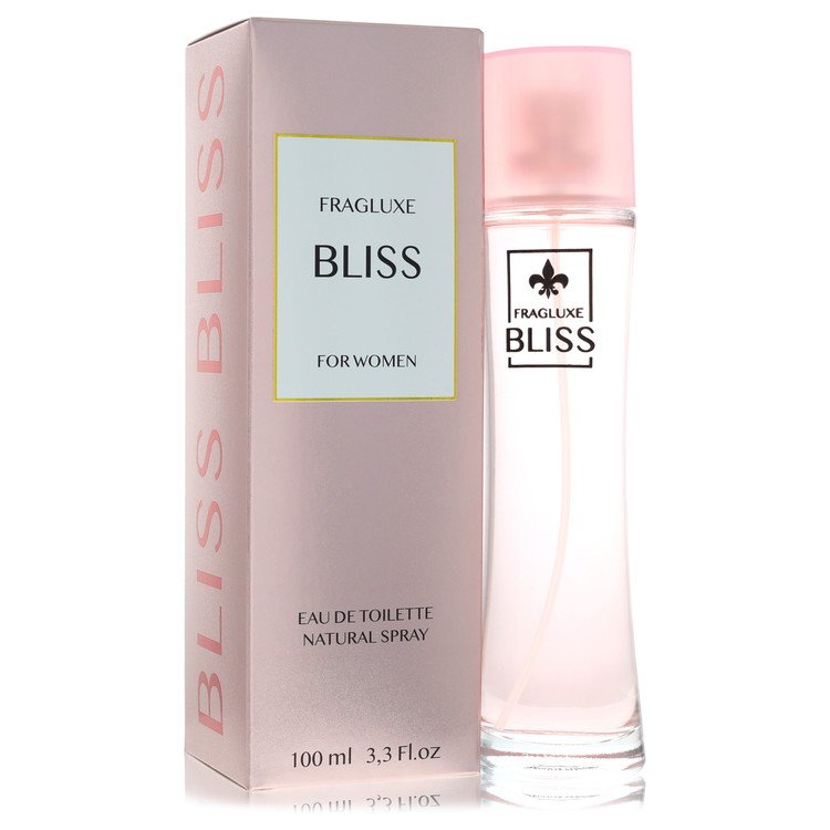 Fragluxe Bliss Eau De Toilette Spray for women in a 3.3 oz (100 ml) bottle