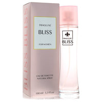 Fragluxe Bliss Eau De Toilette Spray for women in a 3.3 oz (100 ml) bottle