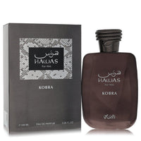 Hawas Kobra by Rasasi Eau De Parfum Spray 3.38 oz (100 ml) for Men