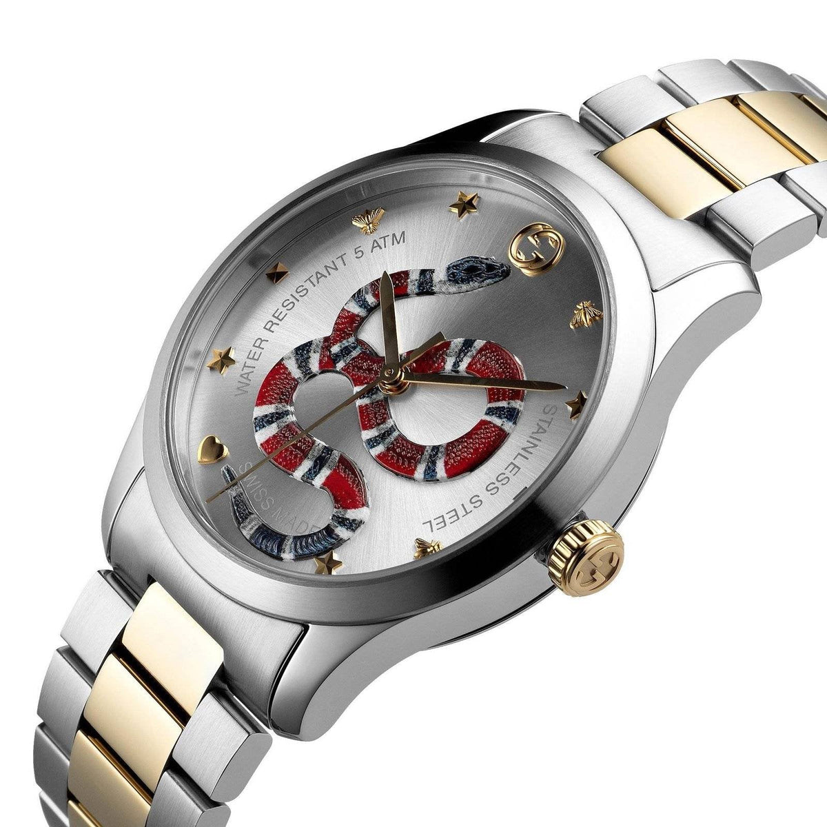Montre Gucci G-Timeless 38MM Homme Motif Serpent mod. YA1264075
