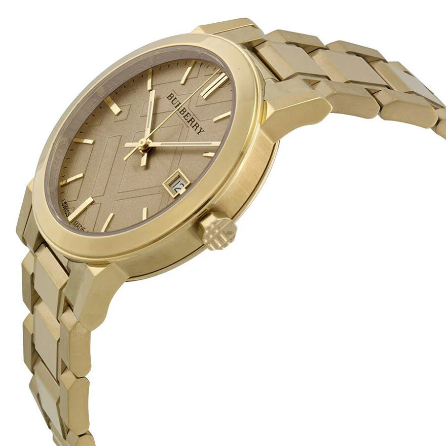 Burberry BU9033 The City Unisex Gold Watch - SJR London Timepiece