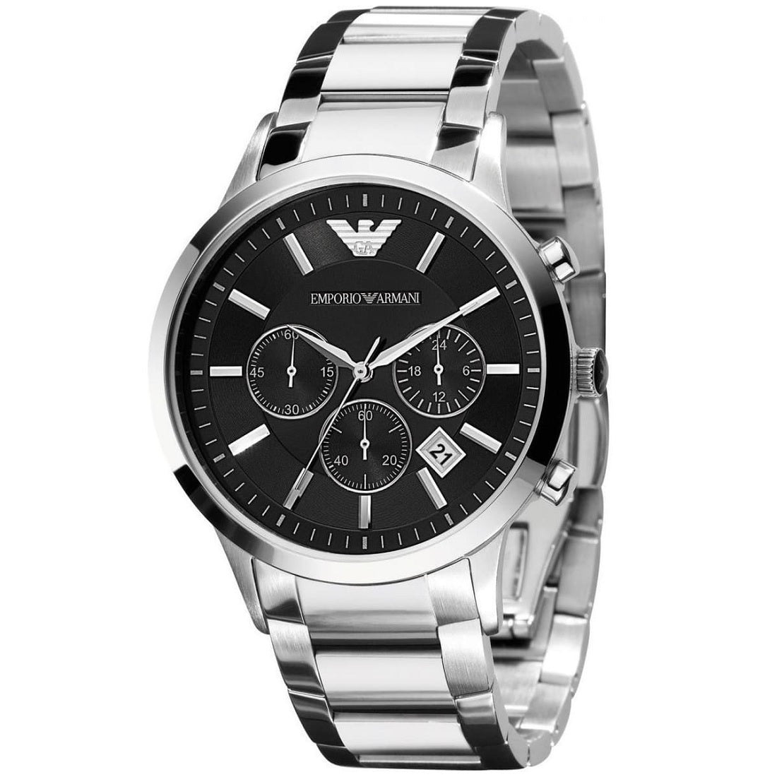 Montre pour hommes Emporio Armani AR2434 Renato Argentée