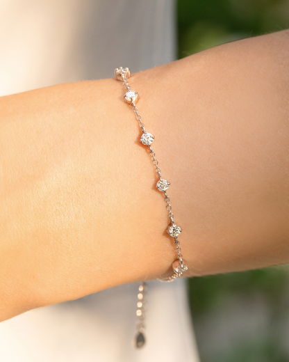 Pearl & Moissanite Bridal Jewellery Set in Sterling Silver - SJR London Timepiece