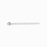 2 Inch Necklace Chain Extender in Sterling Silver - SJR London Timepiece