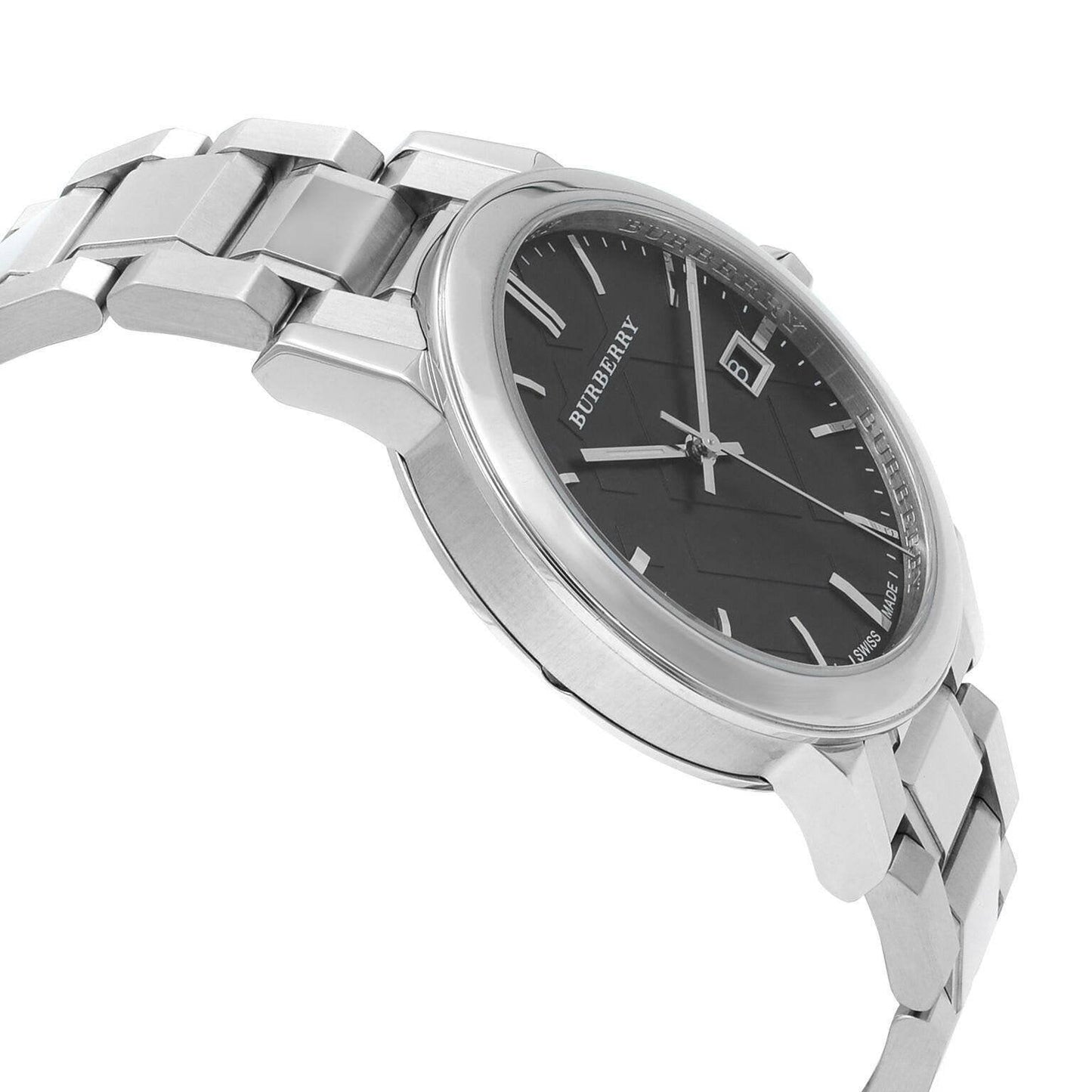 Burberry watch BU9001 Unisex Silver Tone - SJR London Timepiece
