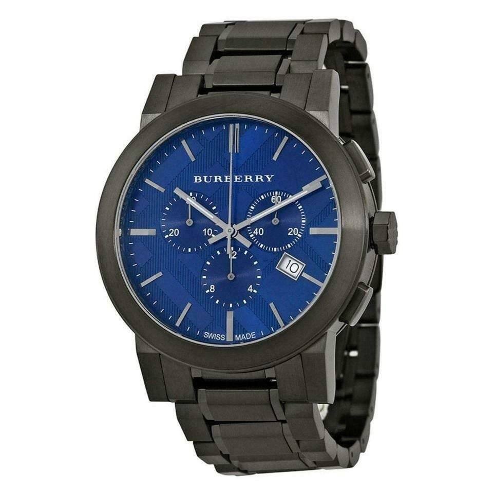 Burberry watch BU9365 Gunmetal Blue Dial - SJR London Timepiece