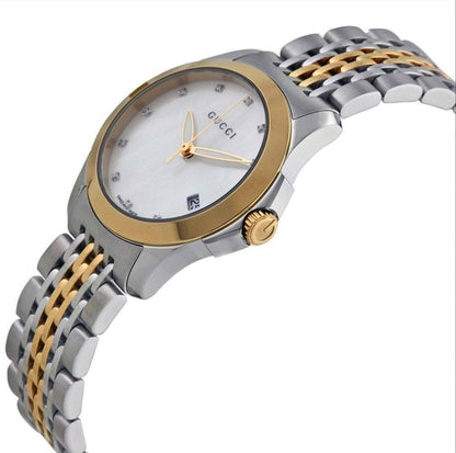 Gucci watch Ladies 27mm YA126513 Mother Of Pearl - SJR London Timepiece