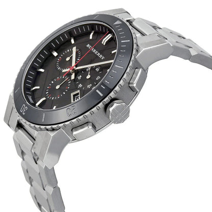 Burberry BU9380 The City Men's Silver & Black Dial Watch - SJR London Timepiece