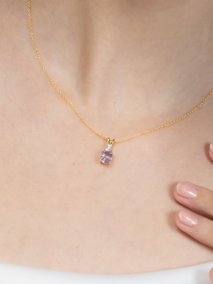 Essential Amethyst Jewellery Set in 18k Gold Vermeil - SJR London Timepiece