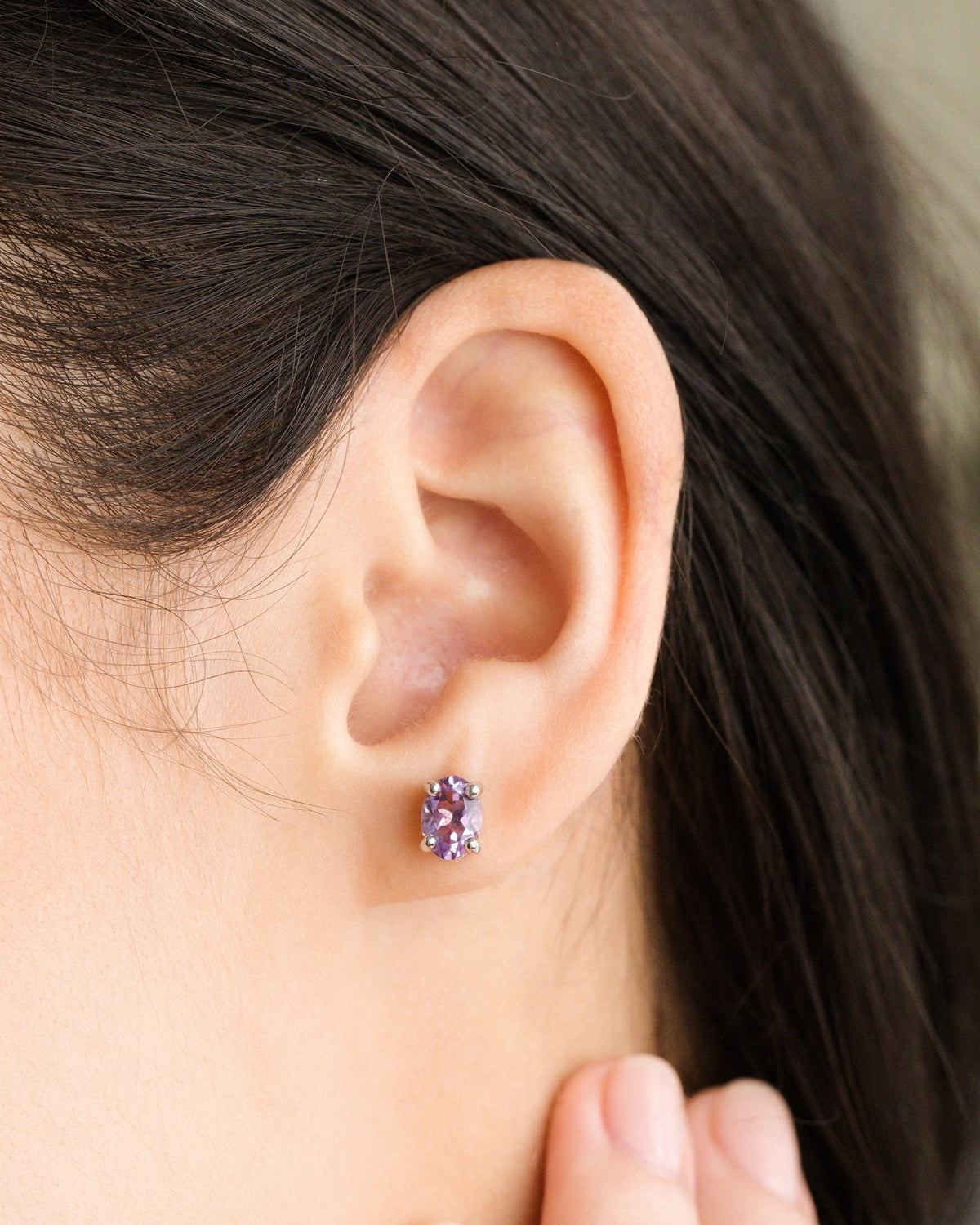 Mini Set 2 - Amethyst Jewellery Set in Sterling Silver - SJR London Timepiece