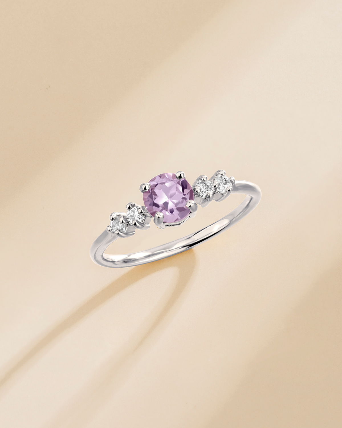 Lavender Amethyst Everyday Jewellery Gift Set in Sterling Silver - SJR London Timepiece