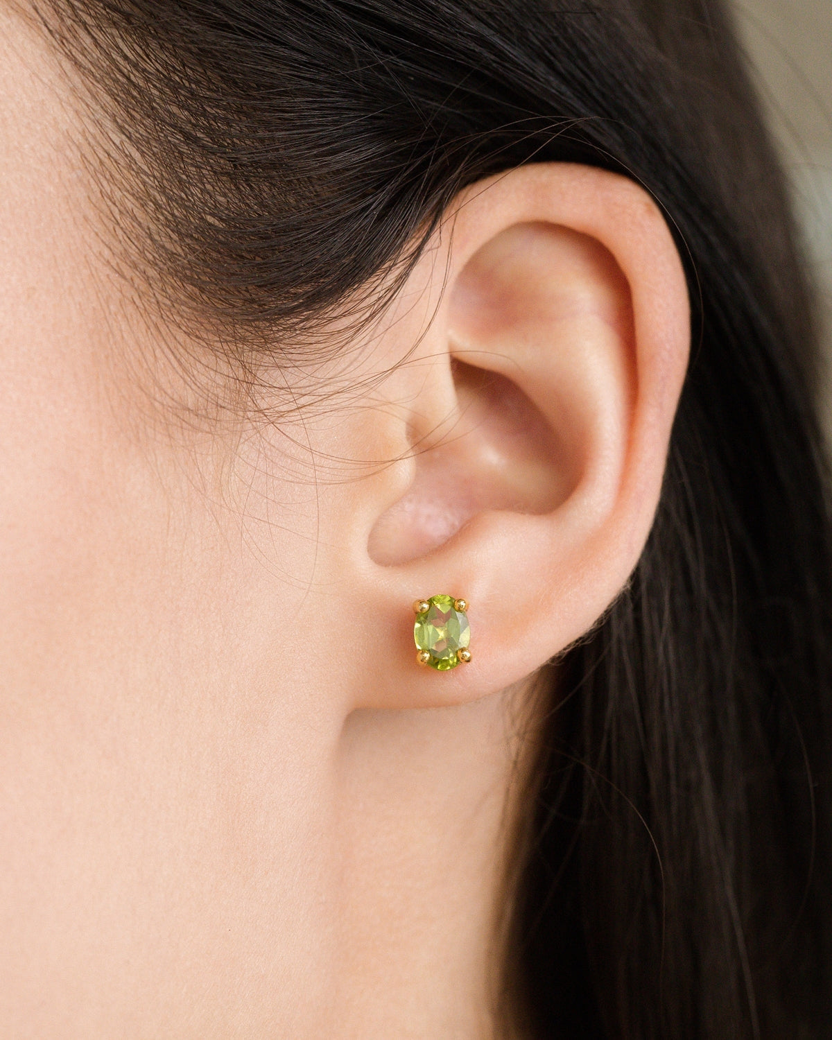 Mini Set 2 - Peridot Jewellery Set in 18k Gold Vermeil - SJR London Timepiece