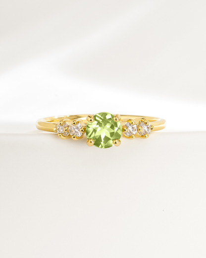Peridot Everyday Jewellery Gift Set in 18k Gold Vermeil - SJR London Timepiece