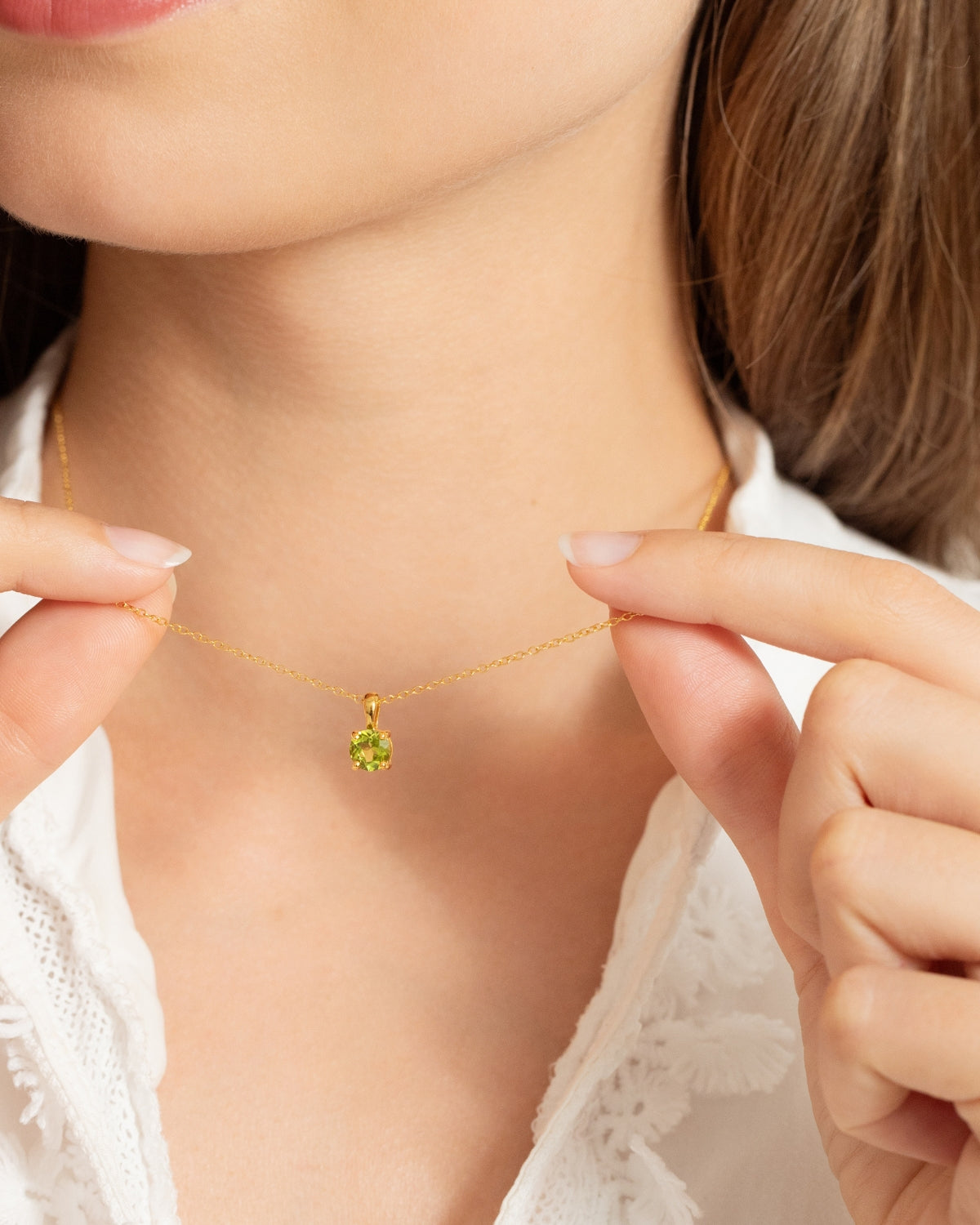 Peridot Everyday Jewellery Gift Set in 18k Gold Vermeil - SJR London Timepiece