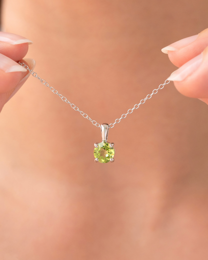 Peridot Everyday Jewellery Gift Set in Sterling Silver - SJR London Timepiece