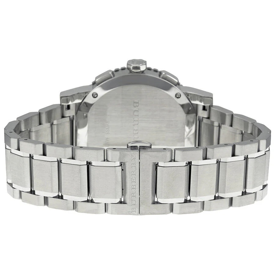 Burberry BU9380 The City Men's Silver & Black Dial Watch - SJR London Timepiece