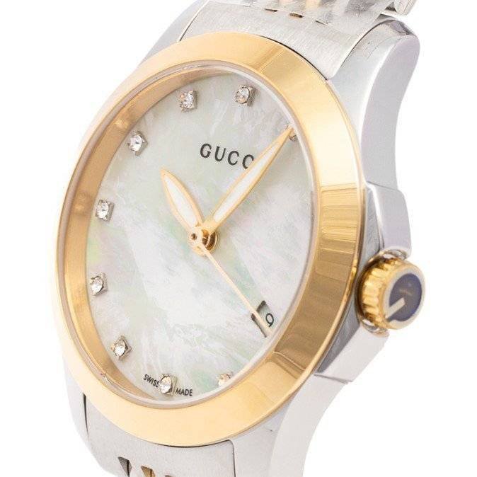 Gucci watch Ladies 27mm YA126513 Mother Of Pearl - SJR London Timepiece