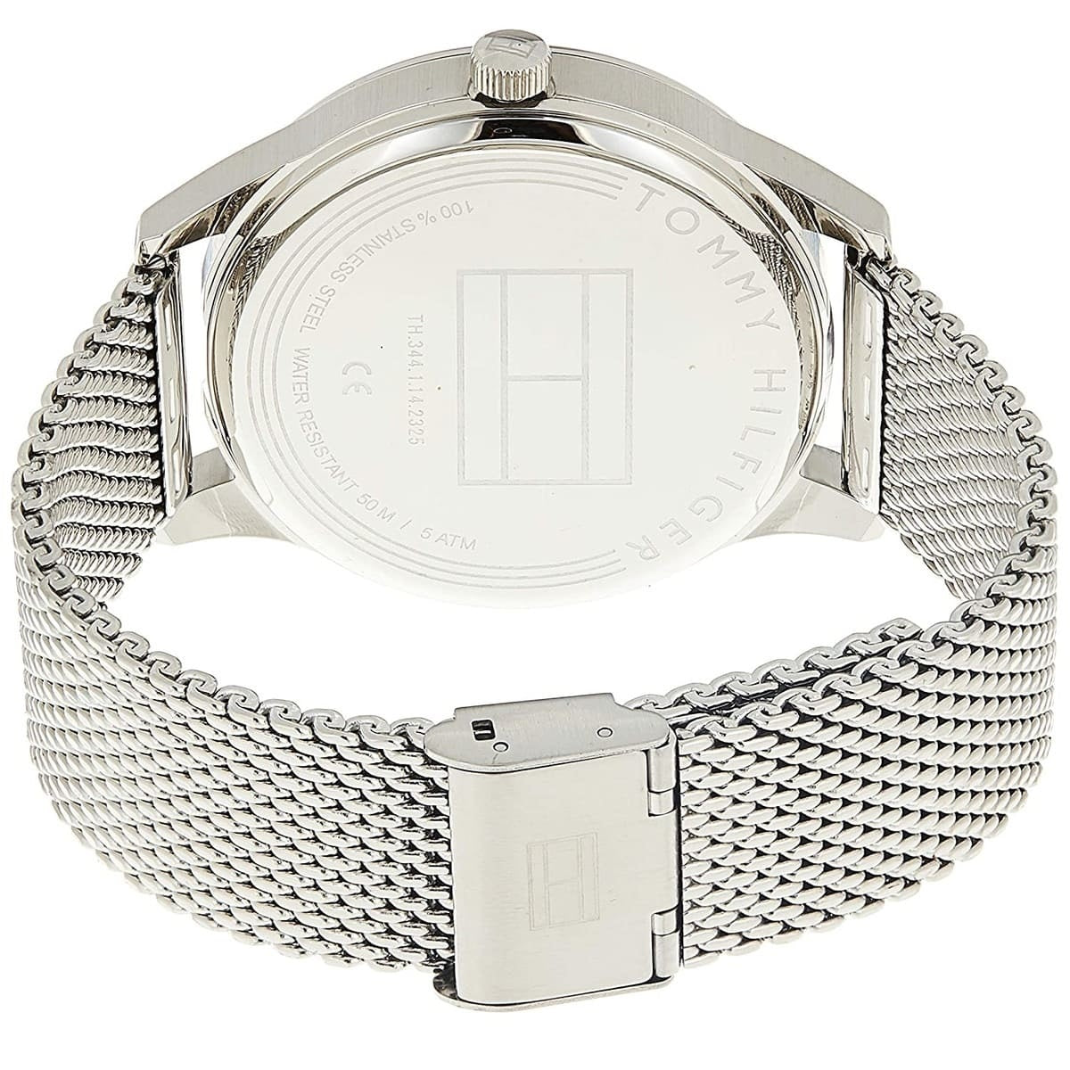 Tommy Hilfiger 1791415 Damon Men's Silver Mesh Watch - SJR London Timepiece
