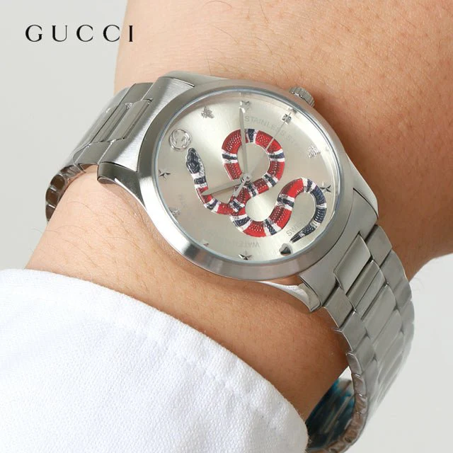 Gucci watch G-Timeless 38MM Snake Motif YA1264076 - SJR London Timepiece