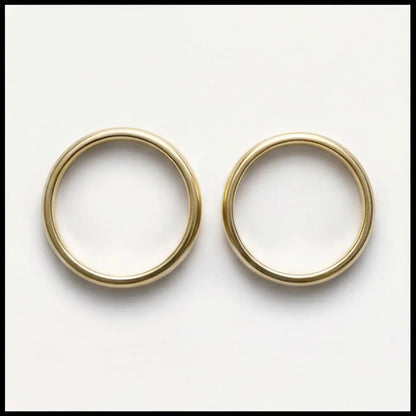 3mm Gold Wedding Band – Classic Lyra – 9ct/14ct/18ct Gold