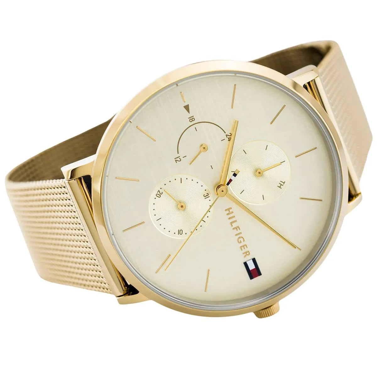 Tommy Hilfiger 1781943 Jenna Women's Gold Mesh Watch - SJR London Timepiece