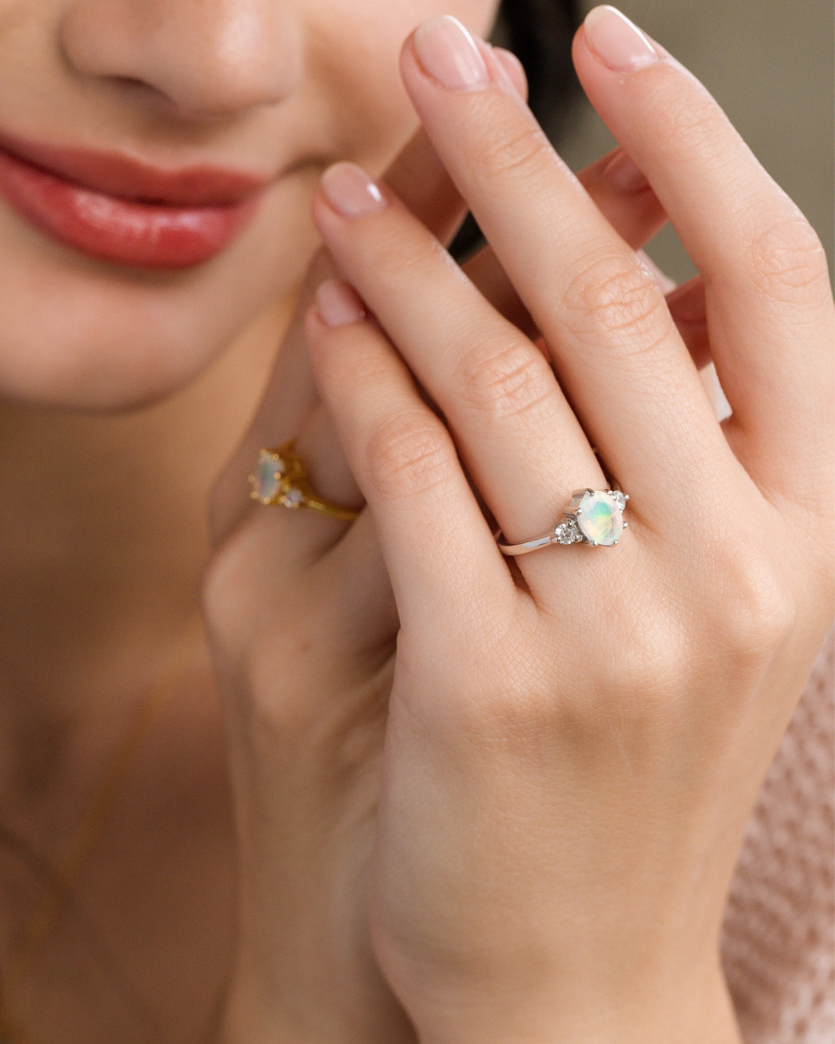 Opal Ring in Sterling Silver - SJR London Timepiece