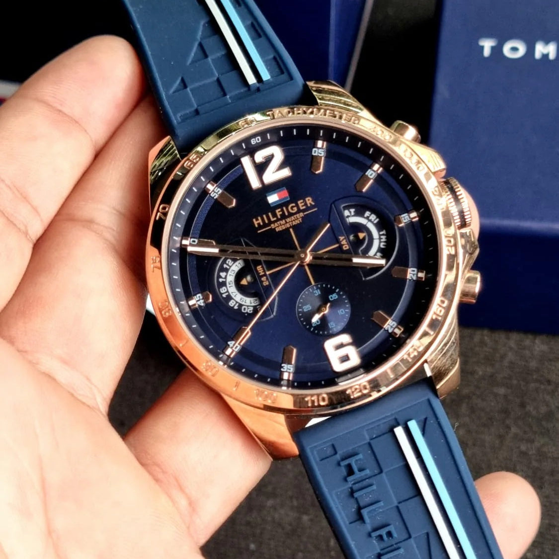 Tommy Hilfiger 1791474 Decker Men's Rose Gold Watch - SJR London Timepiece