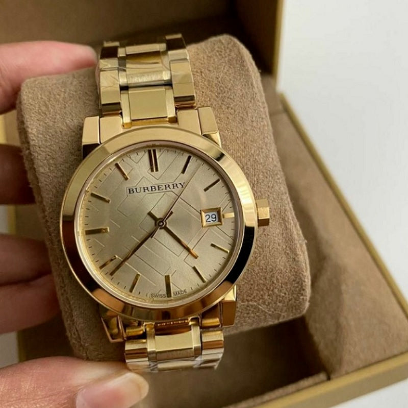 Burberry BU9134 The City Women's Gold Watch - SJR London Timepiece