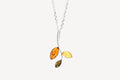 Petit pendentif ambre multicolore