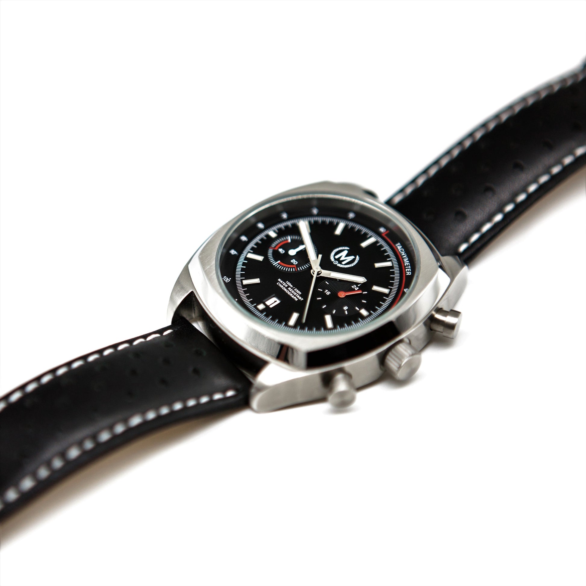 Classic Driver Chronograph, Black Strap (PRE-ORDER NOW) - SJR London Timepiece