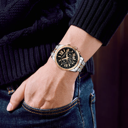 Hand Assembled Anthony James Chrono Sports Two Tone - SJR London Timepiece