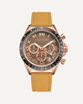 Anthony James Édition Limitée Tachymètre Turbo Rose Marron Assemblée à la Main