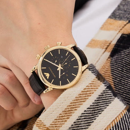 Emporio Armani AR1917 Luigi Men's Gold Watch - SJR London Timepiece