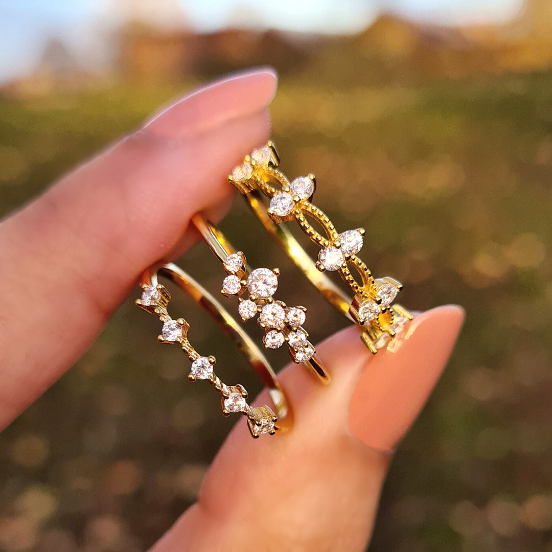 Celeste Ring in Gold - SJR London Timepiece