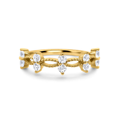 Alana Ring in Gold - SJR London Timepiece
