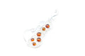 Broche de violoncelle en ambre