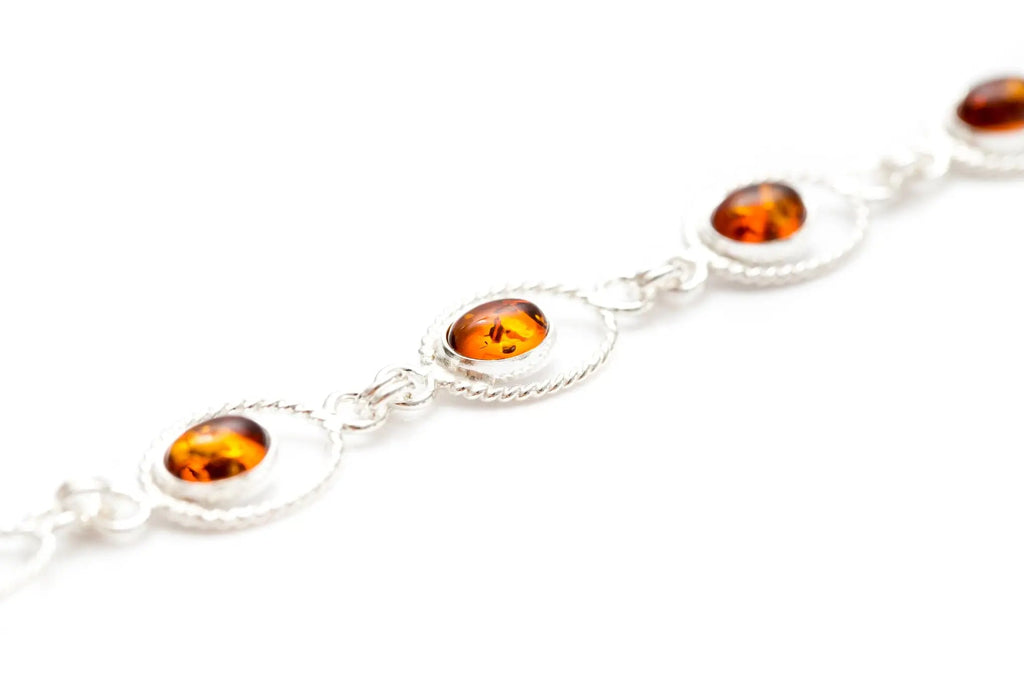 Bracelet à maillons Quintessence d'ambre