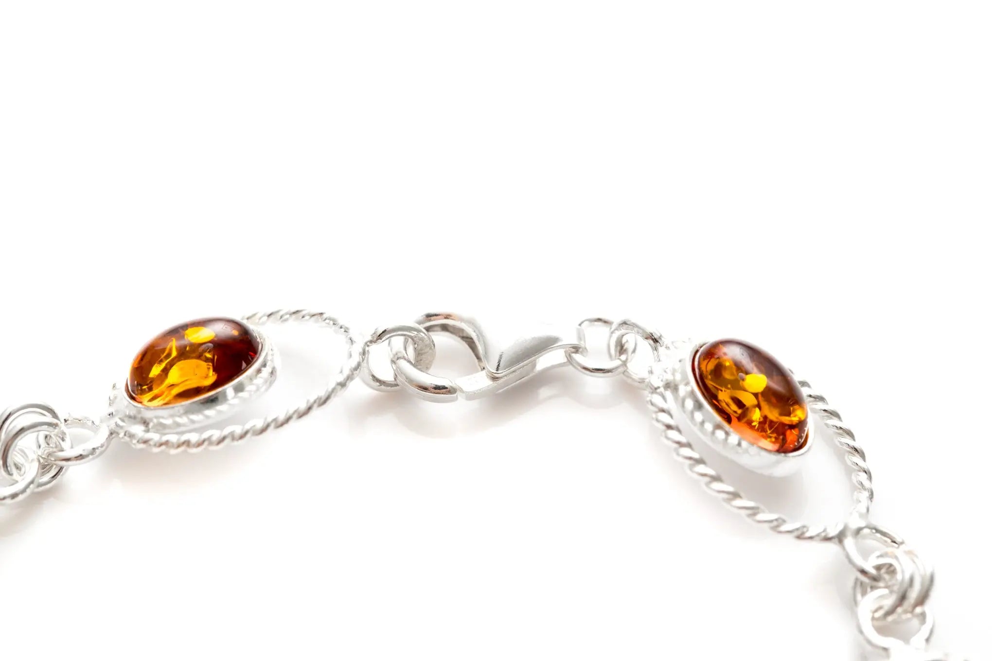 Bracelet à maillons Quintessence d'ambre