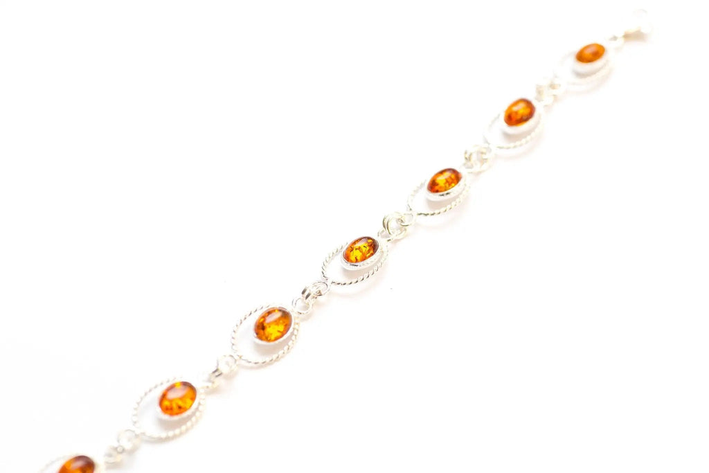 Bracelet à maillons Quintessence d'ambre