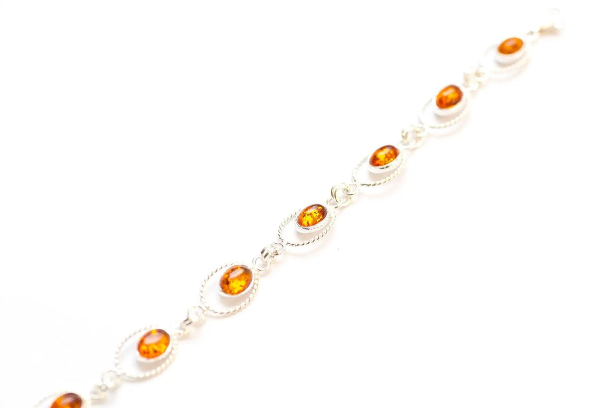 Bracelet à maillons Quintessence d'ambre