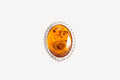 Bague spectaculaire Quintessence Ambre