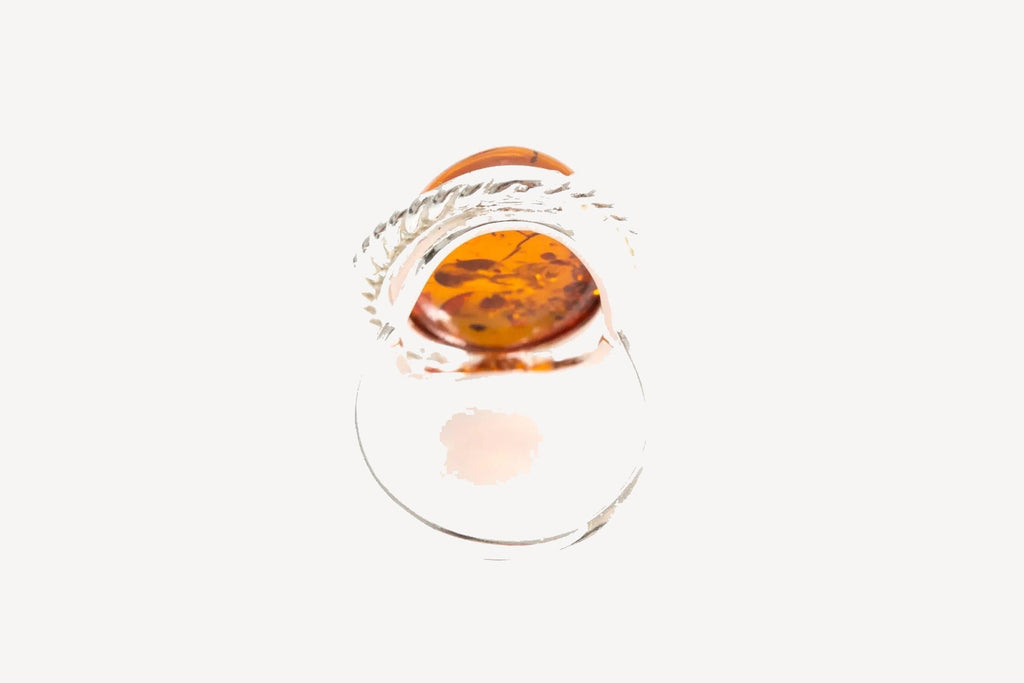 Bague spectaculaire Quintessence Ambre