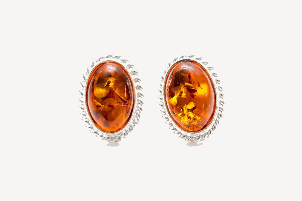 Clous d'oreilles Ambre Quintessence