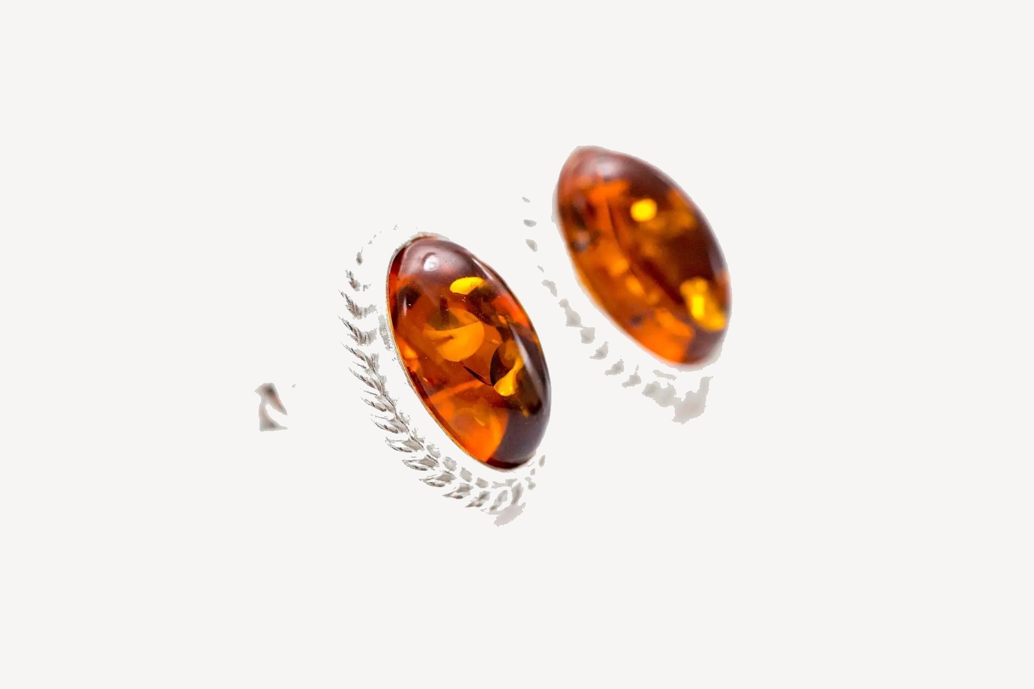 Clous d'oreilles Ambre Quintessence
