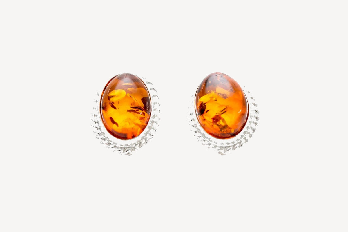 Clous d'oreilles Ambre Quintessence