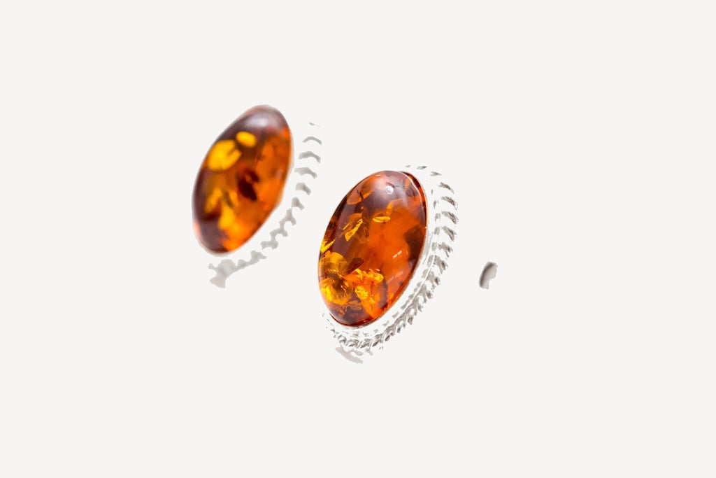 Clous d'oreilles Ambre Quintessence