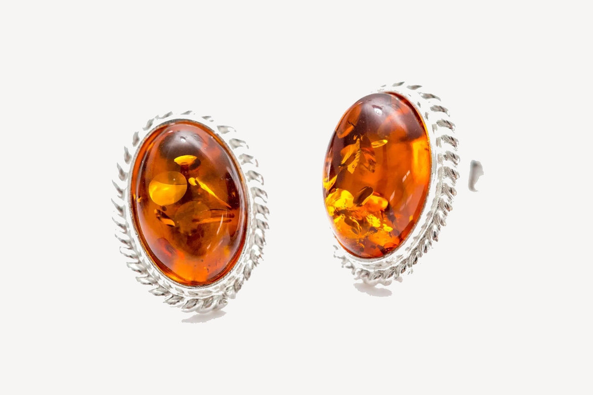 Clous d'oreilles Ambre Quintessence