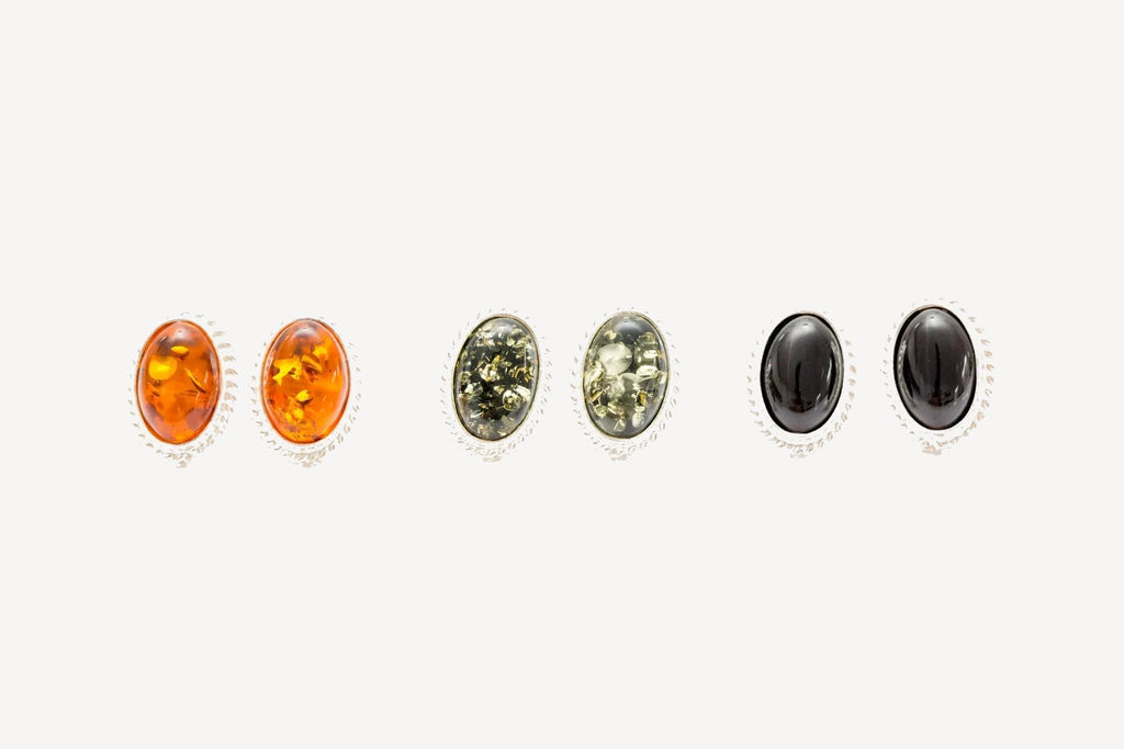 Clous d'oreilles Ambre Quintessence