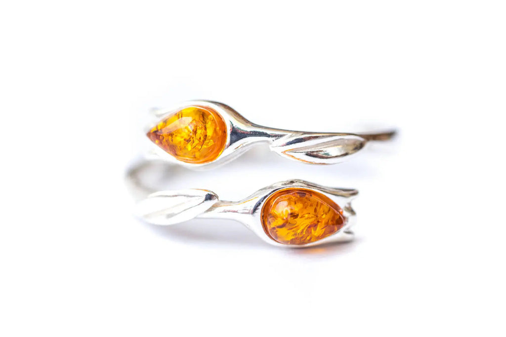 Bague Tulipe Ambre